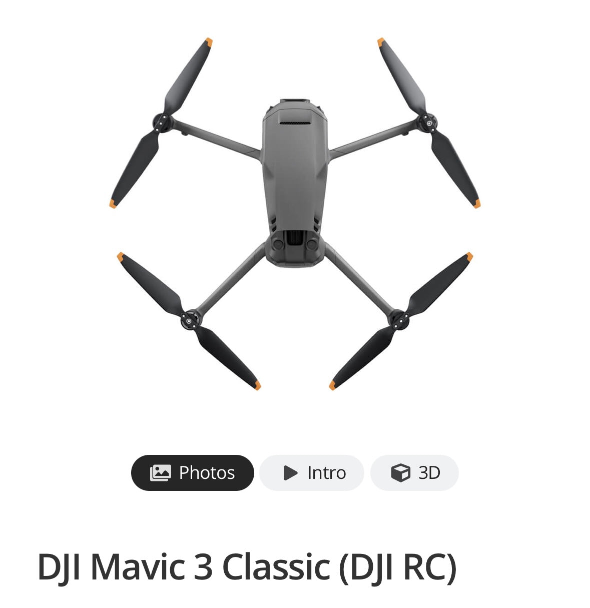 DJI Mavic 3 Classic  107FLY Combo Kit