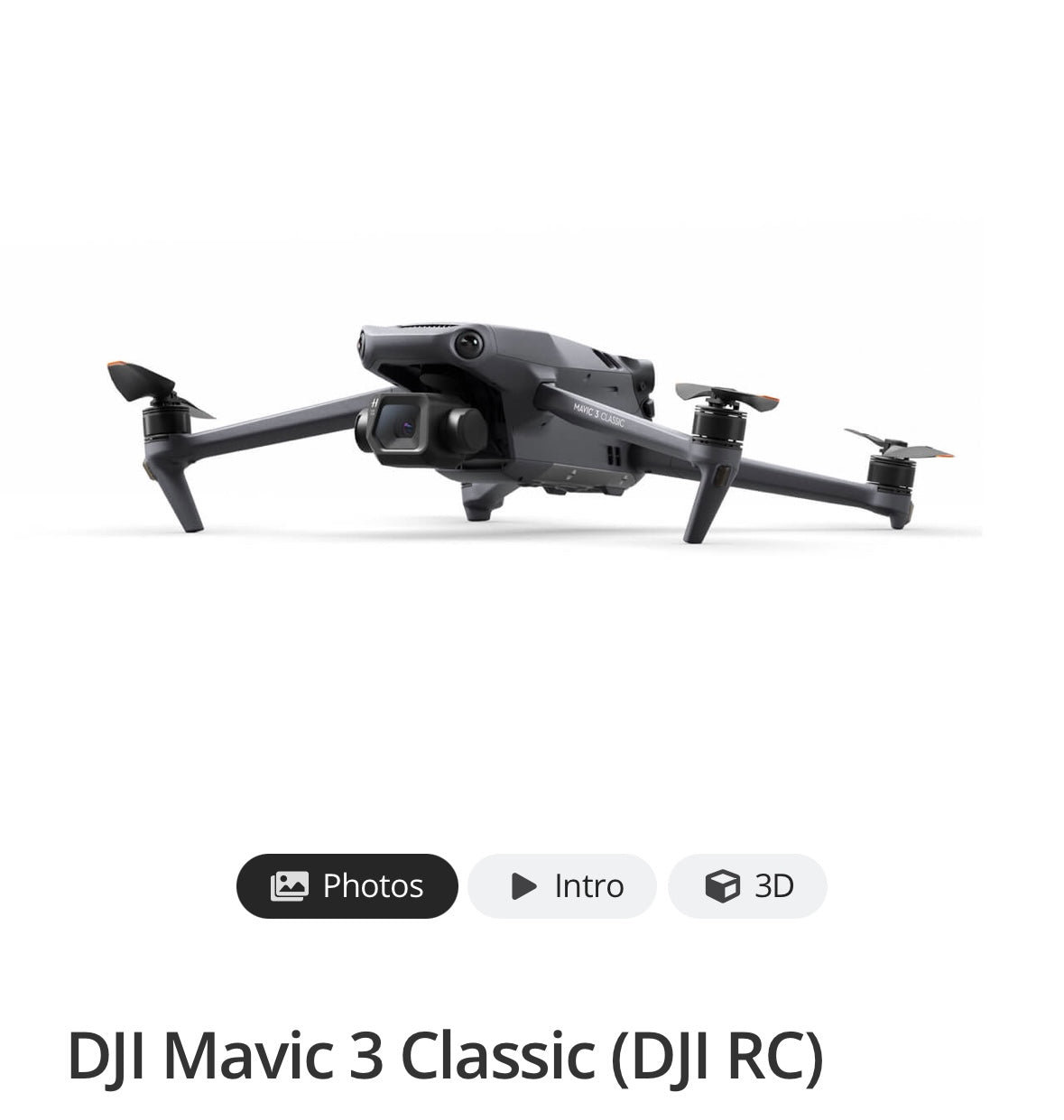 DJI Mavic 3 Classic  107FLY Combo Kit