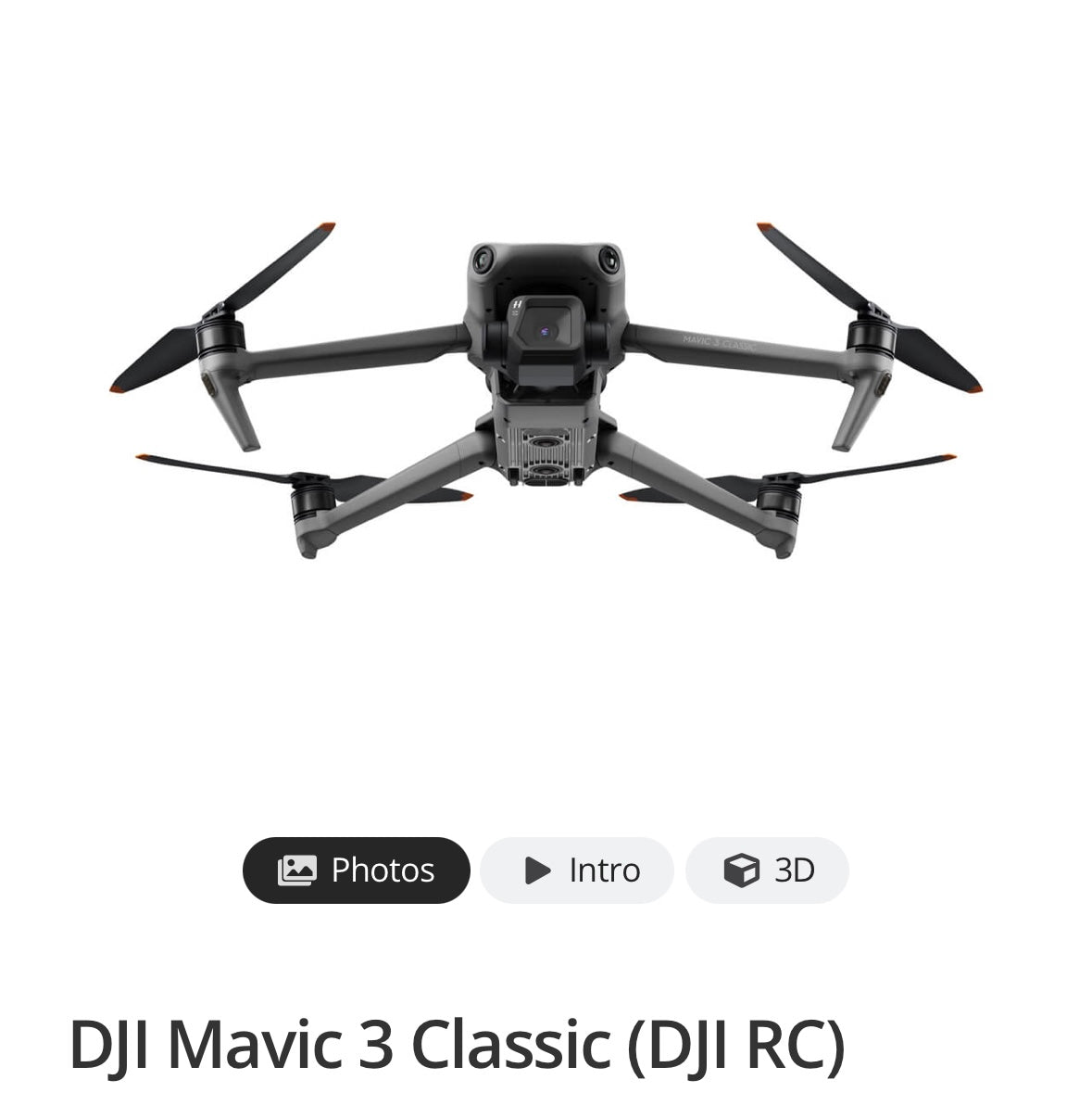 DJI Mavic 3 Classic  107FLY Combo Kit