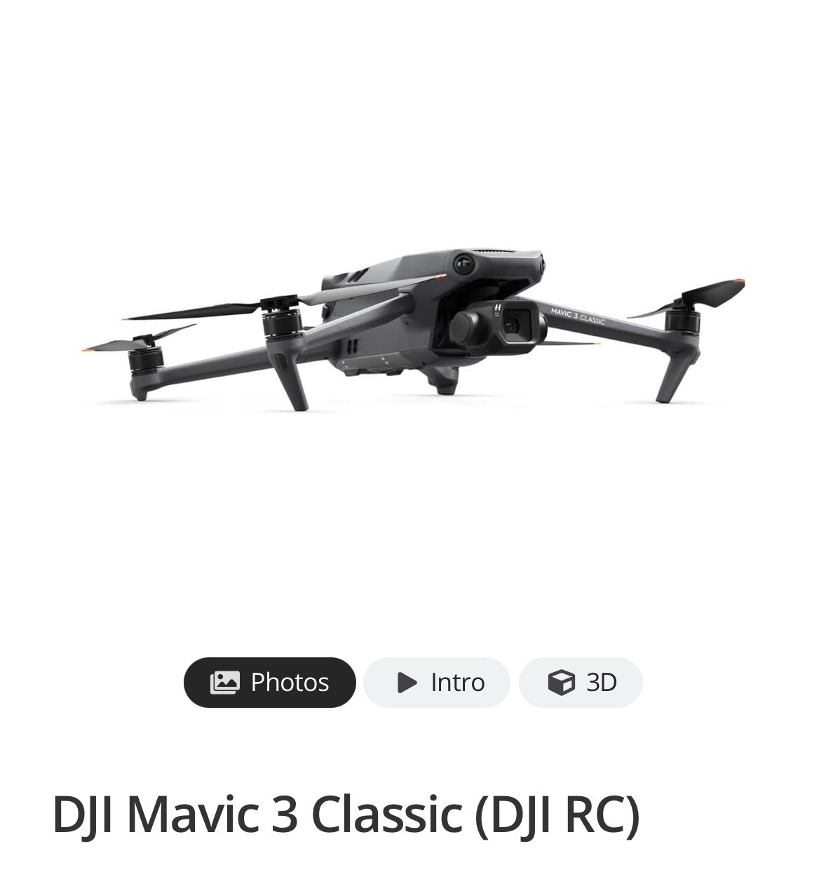 DJI Mavic 3 Classic  107FLY Combo Kit