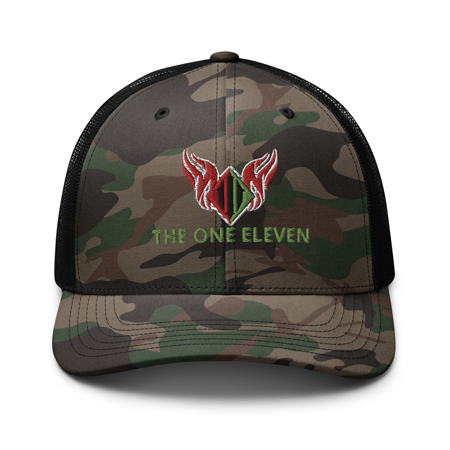 111 Camouflage trucker hat