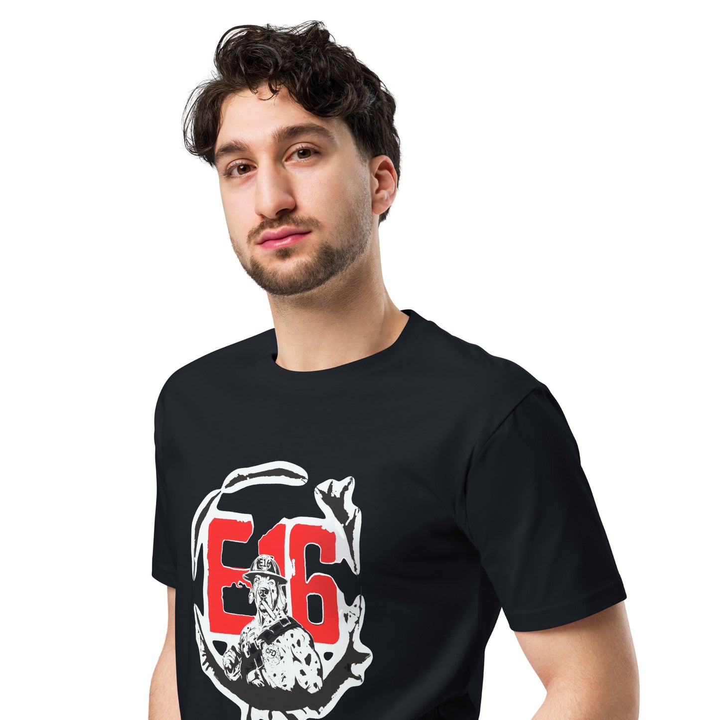 Front Chest Logo E16 Unisex premium t-shirt